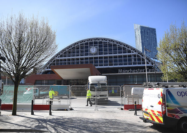 The temporary hospital at the 23,000sqm venue will provide extra bed capacity for Covid-19 patients across the North Wes