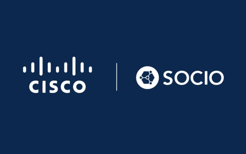 Cisco and Socio logos