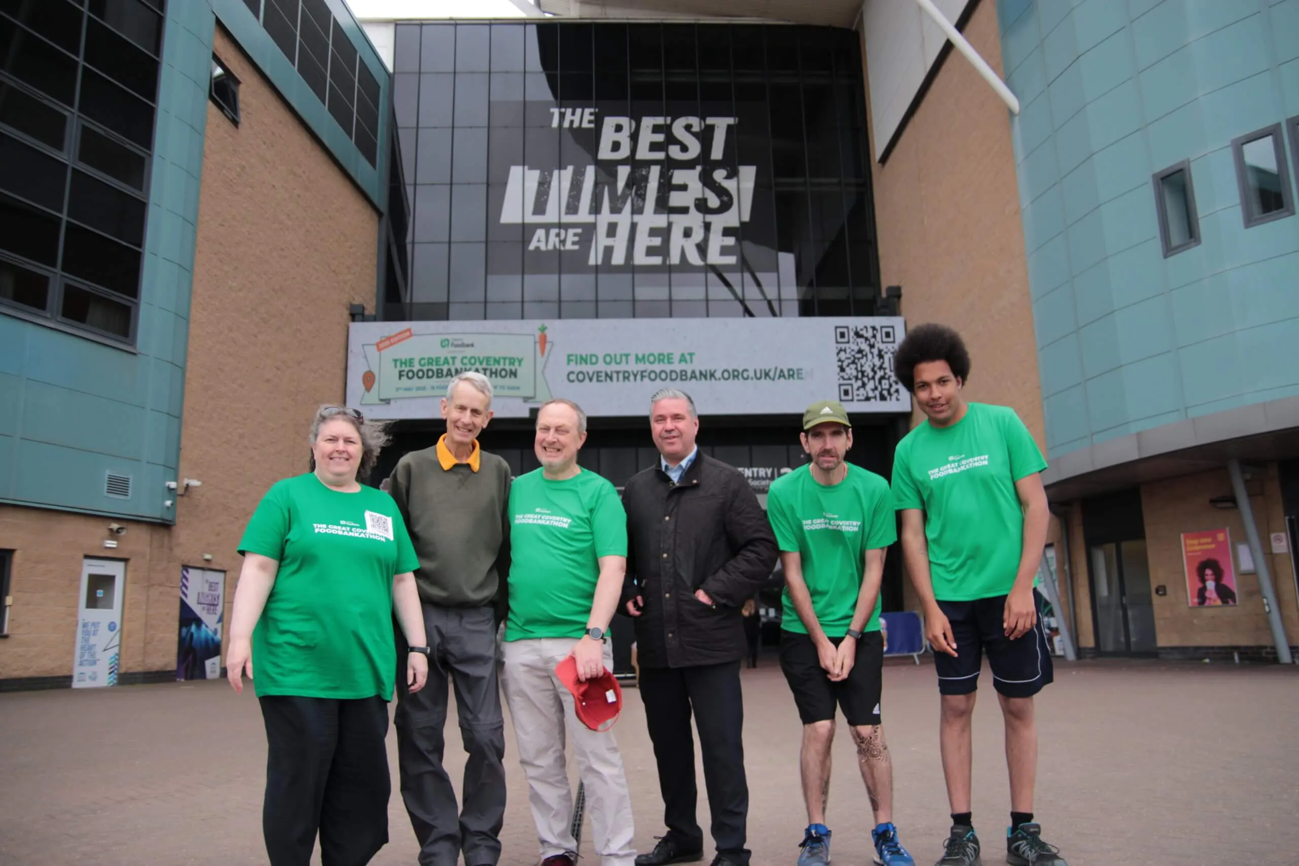 CBS Arena feed the hungry