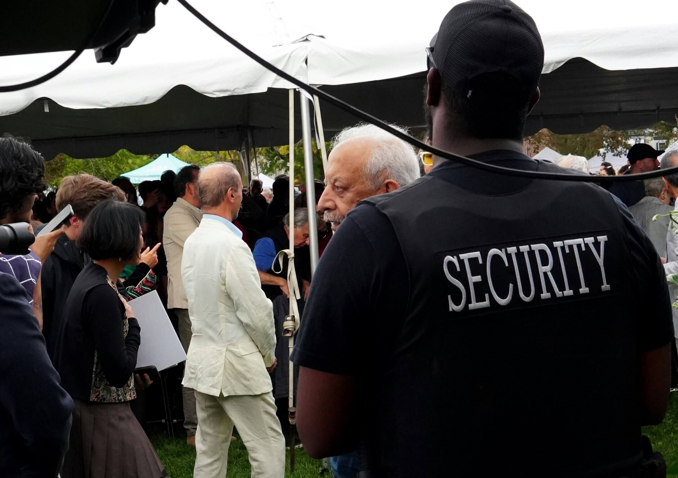 Security at outdoor event