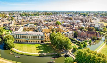 Cambridge - Aerial View - SHUTTERSTOCK