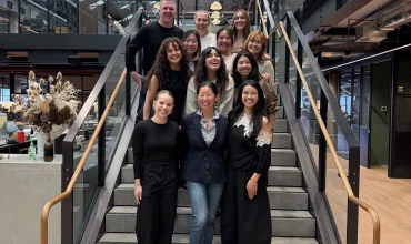Erika Morton Allen (front centre) with The Park and Klook teams
