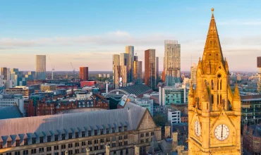 Manchester city skyline