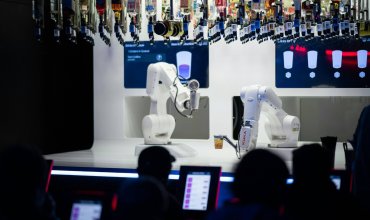 Robotics display at event