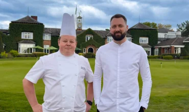 Tom Shepherd with Chef